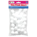 POLYFOAM BALLS 2.5CM 40PC