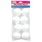 POLYFOAM BALLS 6.4CM 8PC