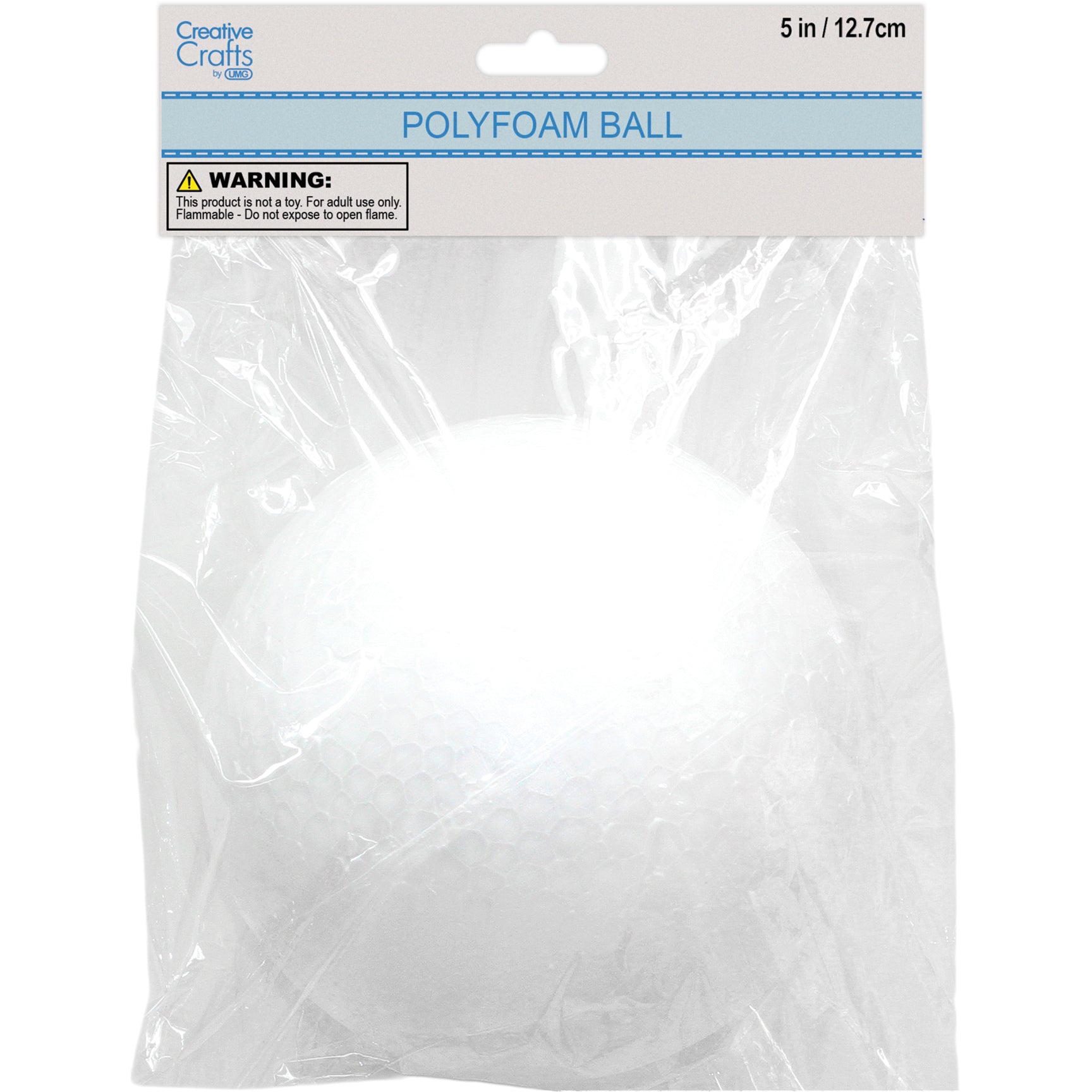 POLYFOAM BALLS 12.7CM 1PC