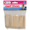 WOOD CRAFT STICKS MINI (NAT) 6.5CMx1CM 120PC