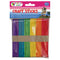 WOOD CRAFT STICKS (COL) 11.4CMx1CM 100PC