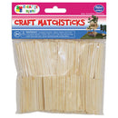 WOOD CRAFT MATCHSTICKS (NAT) 5CMx2MM 750PC