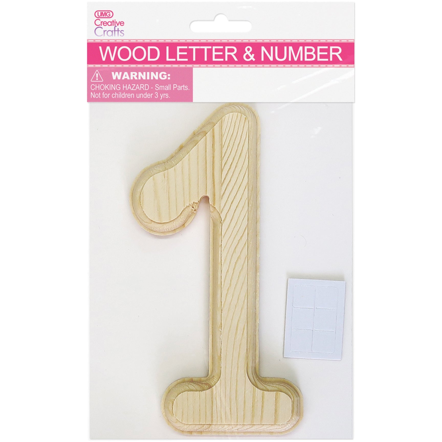 WOOD NUMBER BEVEL CUT (NAT) "0" H6IN T1.1CM