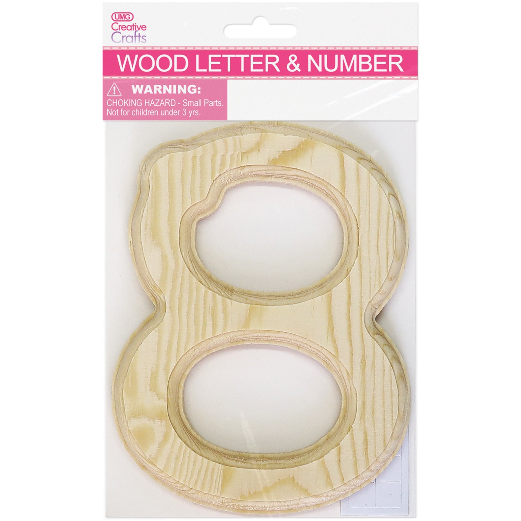 WOOD NUMBER BEVEL CUT (NAT) "7" H6IN T1.1CM