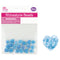 CRAFT BEADS HEART 14MM 20PC LIGHT BLUE