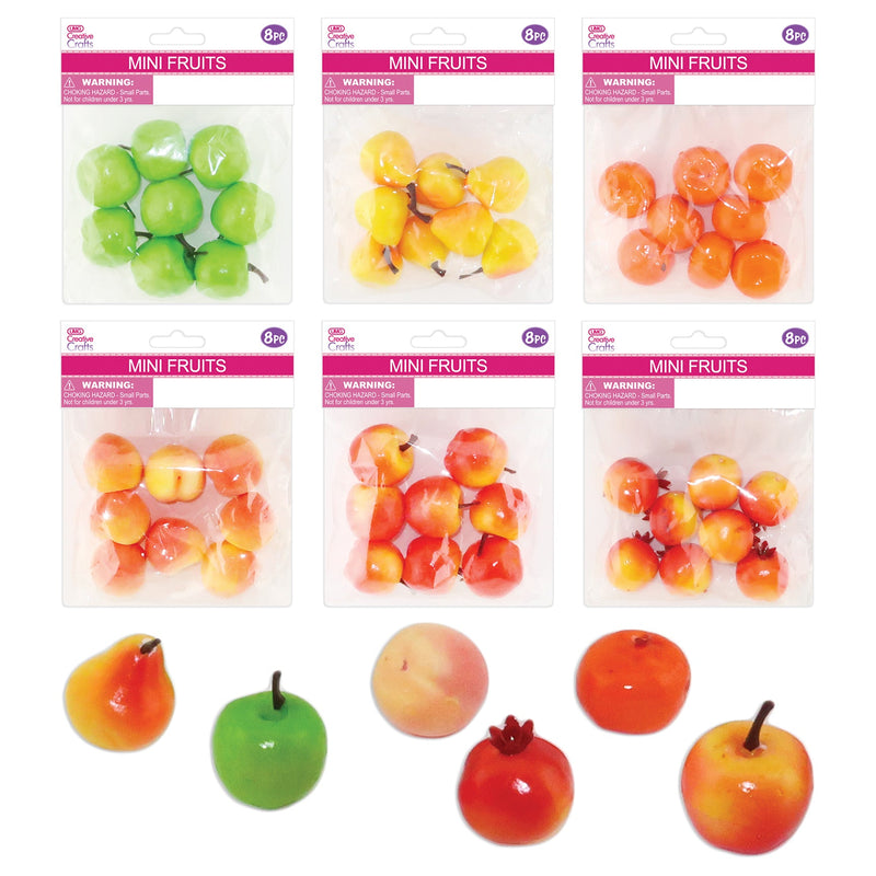 FRUITS CRAFT 6 ASSTD MINI 8PC SER01