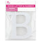 B WOOD LETTER 11x1.2CM (WHITE)