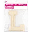 L WOOD LETTER BEVEL CUT (NATURAL) 11x1.2CM