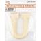 U WOOD LETTER BEVEL CUT (NATURAL) 11x1.2CM