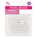 PEARL BEADS 10MM 50PC (WHITE)