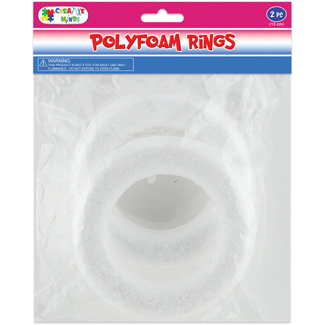 POLYFOAM RING 2-PK 13CM