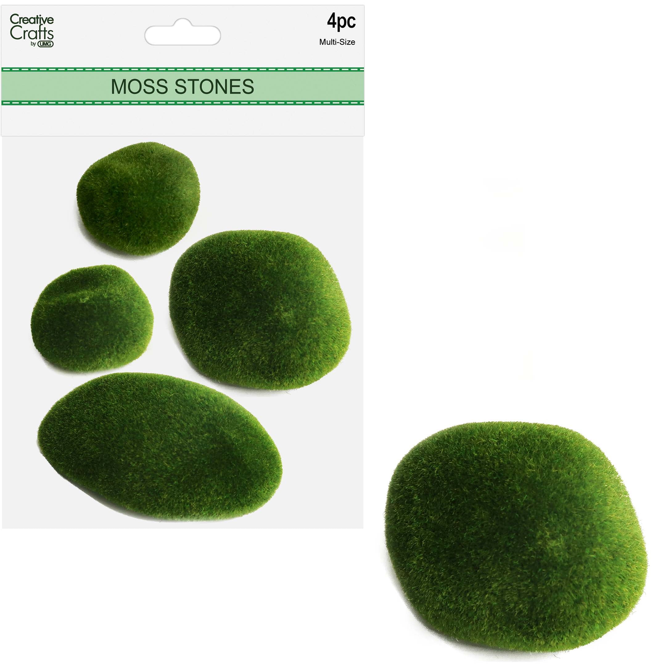 MOSS STONES 4PC ASSTD SIZES