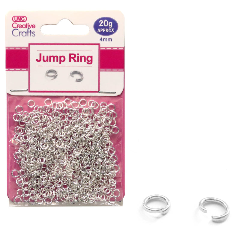 JUMP RING 4MM 20G SILVER