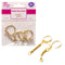 SNAKE KEY CHAIN 62MM 3PC GOLD