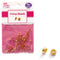 CRIMP BEADS 3MM 75PC GOLD