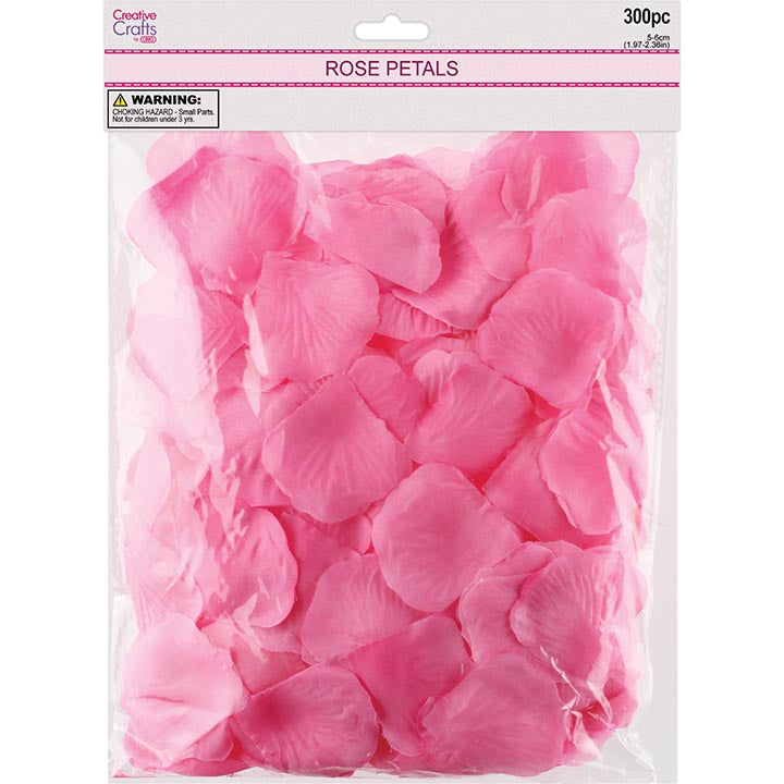 ROSE PETALS 300 CT; HOT PINK