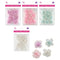 FLOWER CRAFT; ORGANZA 9PC 4.2CM