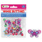 WOOD BUTTON BUTTERFLY 12PC 3.5x2.4CM