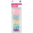 ACRYLIC BEADS 10x8MM STK 100PC