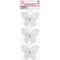 BUTTERFLY EMBELISHMENT 7.5CM 3PC WHITE