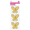 BUTTERFLY EMBELISHMENT 7.5CM 3PC GOLD