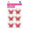 BUTTERFLY EMBELISHMENT 3.8CM RED