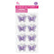 BUTTERFLY EMBELISHMENTS 2.5CM PURPLE