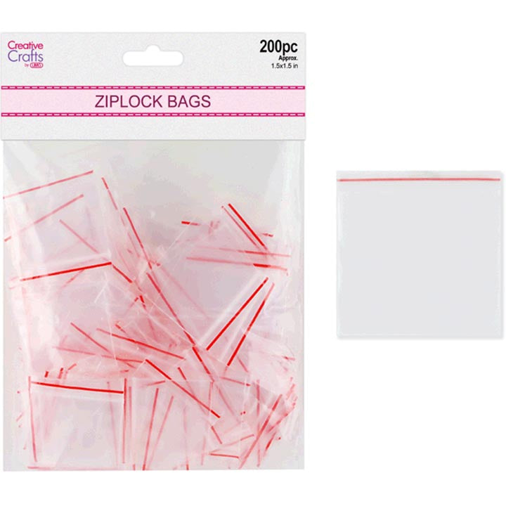 ZIP LOCK POLYBAGS 1.5" X 1.5" 200PCS/PK