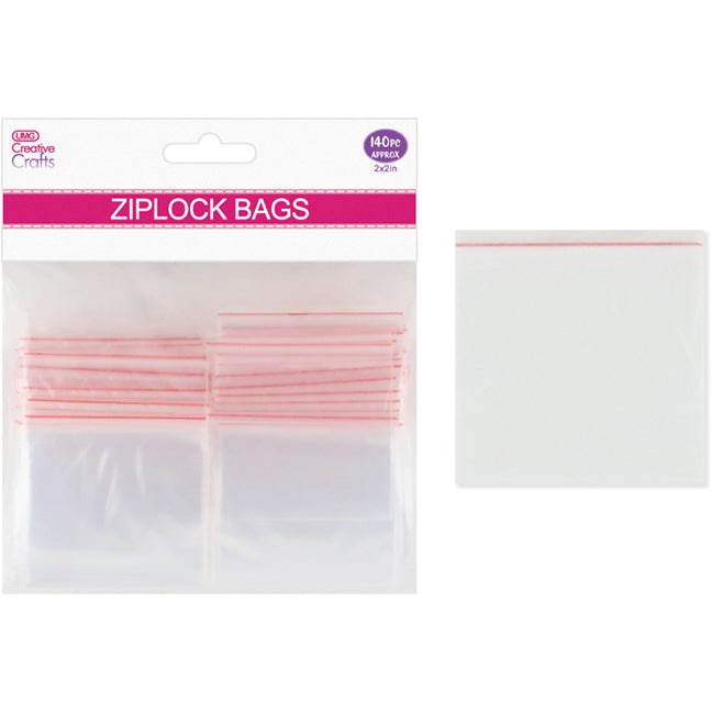 ZIP LOCK POLYBAGS 2" X 2" 140PCS/PK