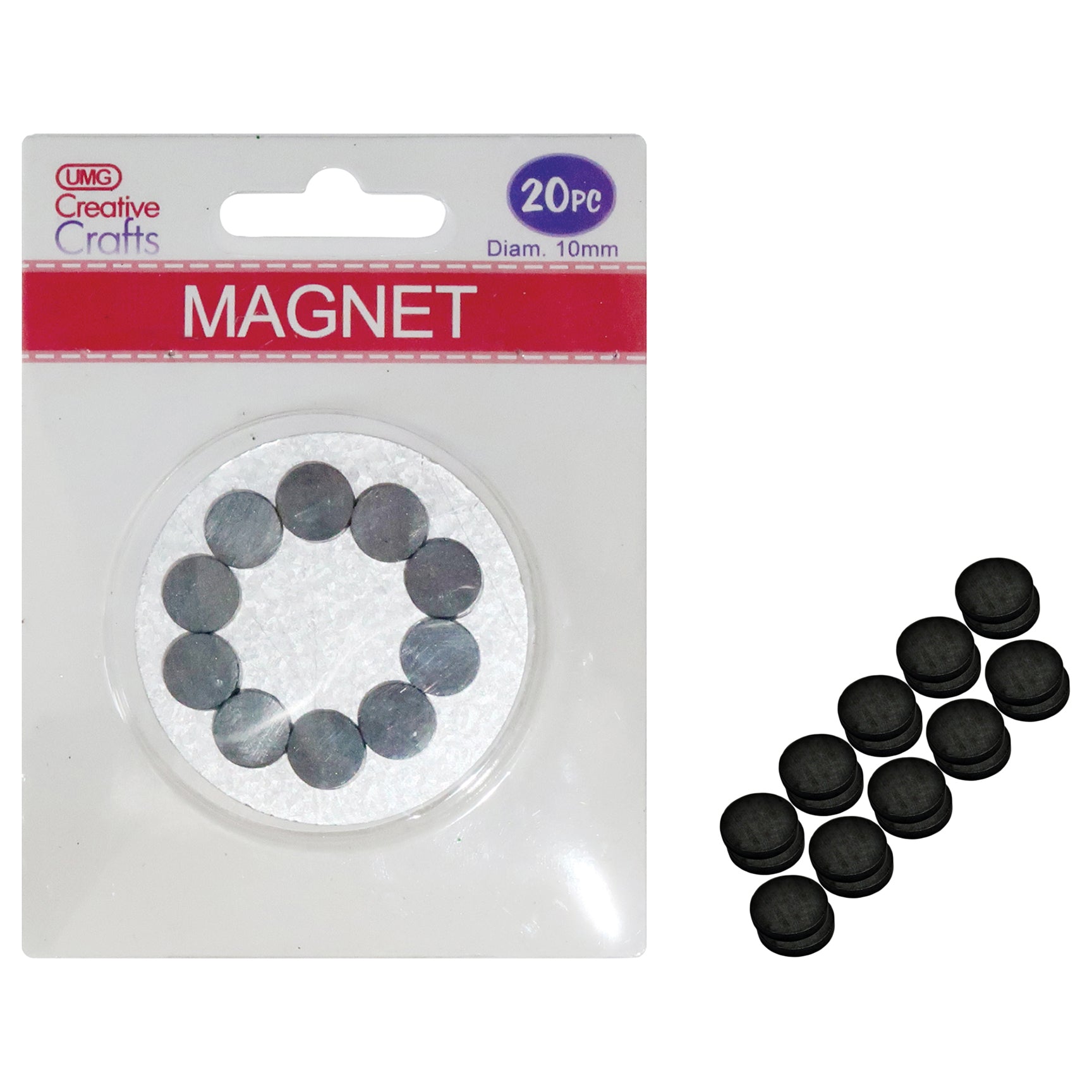 MAGNETS 10 MM (DIA) 20PK