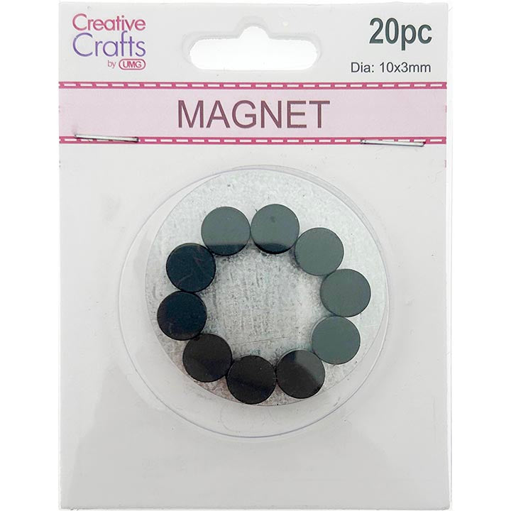 MAGNETS 10 MM (DIA) 20PK