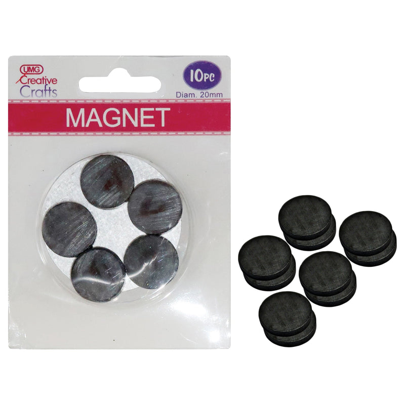 MAGNETS 20MM (DIA) 10PK