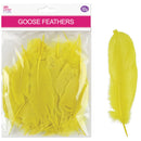 GOOSE FEATHERS 3"-5"-12G YELLOW