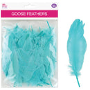 GOOSE FEATHERS 3"-5"-12G LIGHT BLUE