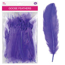 GOOSE FEATHERS 5"-7" 9G  LAVENDER