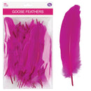 GOOSE FEATHERS 5"-7" 9G HOT PINK