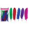 GOOSE FEATHERS 5"-7" 9G MIXED HOT COLORS