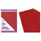 FELT SHEET 4PC 9"X12" RED 160GSM