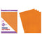 FELT SHEET 4PC 9"X12" ORANGE 160GSM