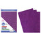 GLITTER FOAM SHEETS PEEL&STICK 3PC PURPLE 9"X12" 2MM