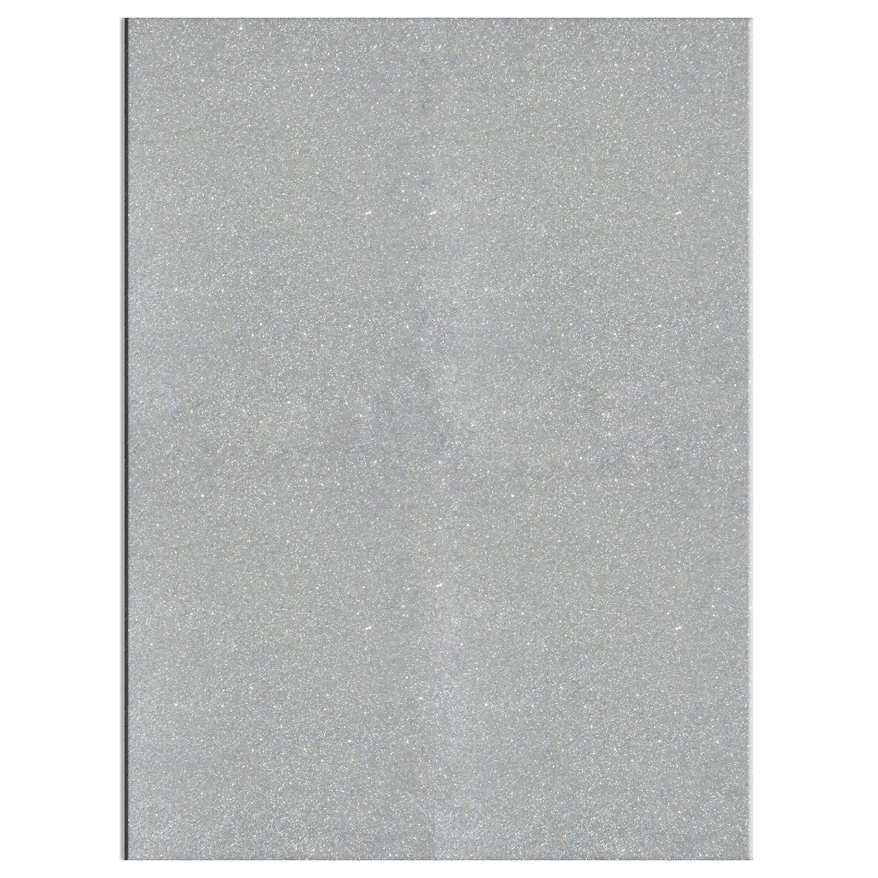 GLITTER LARGE FOAM SHEETS SILVER  PEEL&STICK 23.5"X15.