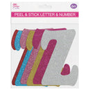 GLITTER LETTERS "Z" PEEL&STICK 6 COLORS ASSTD 12-14CM