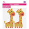 FELT GIRAFFE 10x22.5CM 2PC