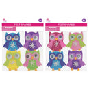 FELT OWL 6CM 4PC