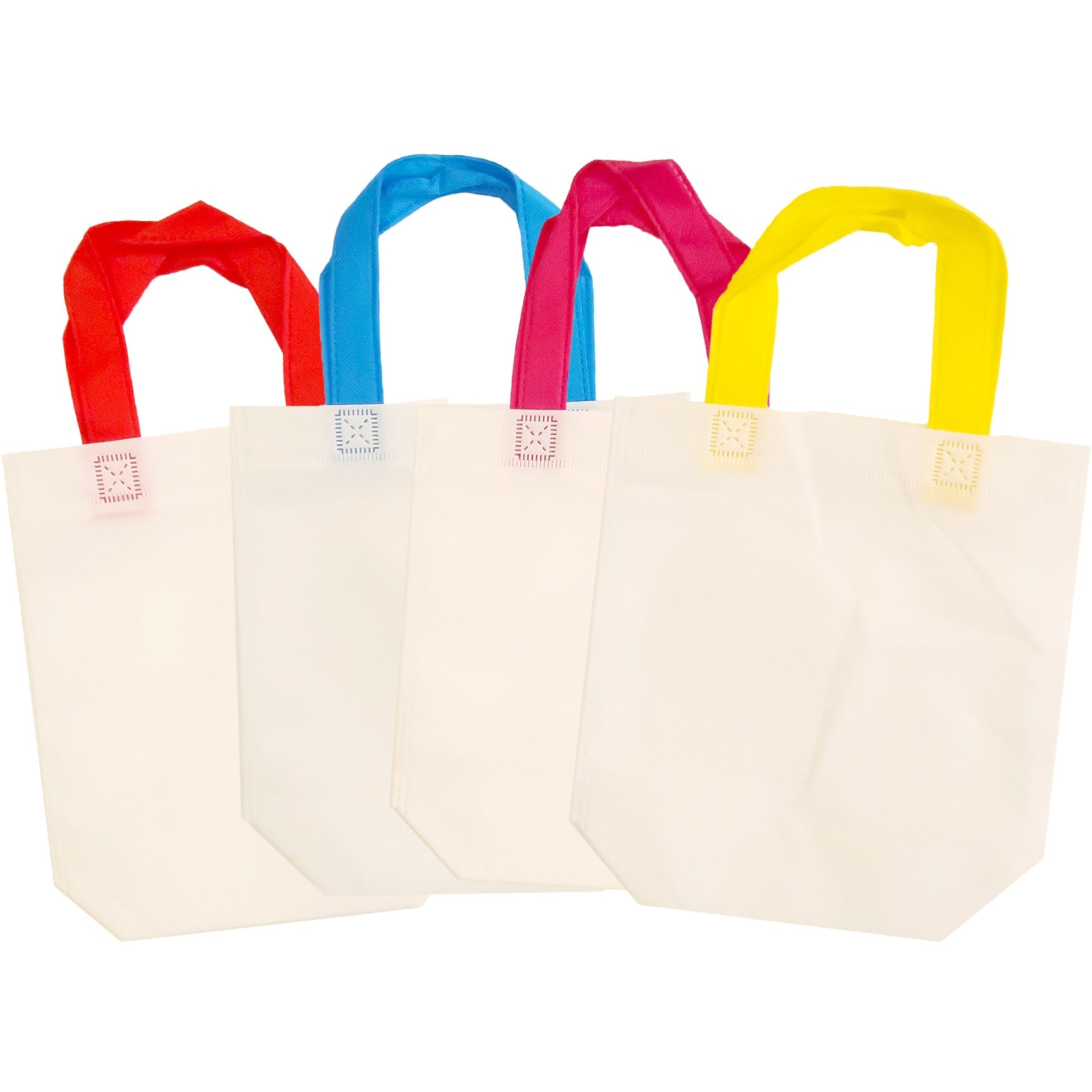 TOTE BAG DIY NATURAL FABRIC 4PK 21X24CM