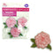 ROSE EMB. APPLIQUE 5CMx4CM 3PC PINK