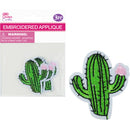 CACTUS EMB. APPLIQUE 5.2CMx4.6CM 3PC