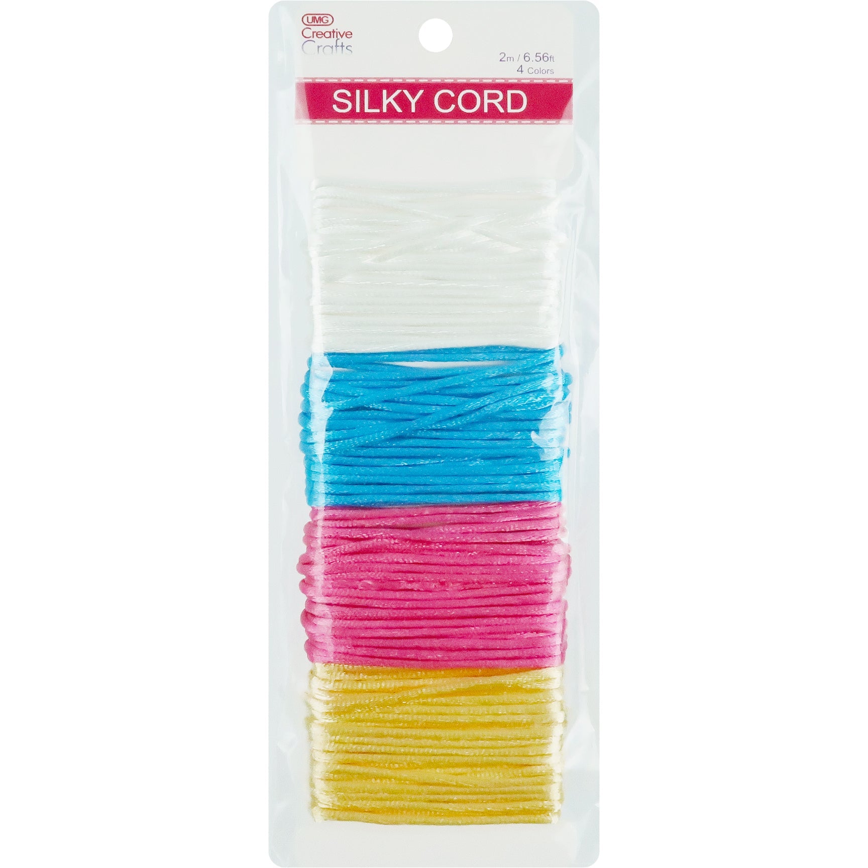 SILKY CORDS 2MM 5YDSx4COLORS (BOARDWALK)