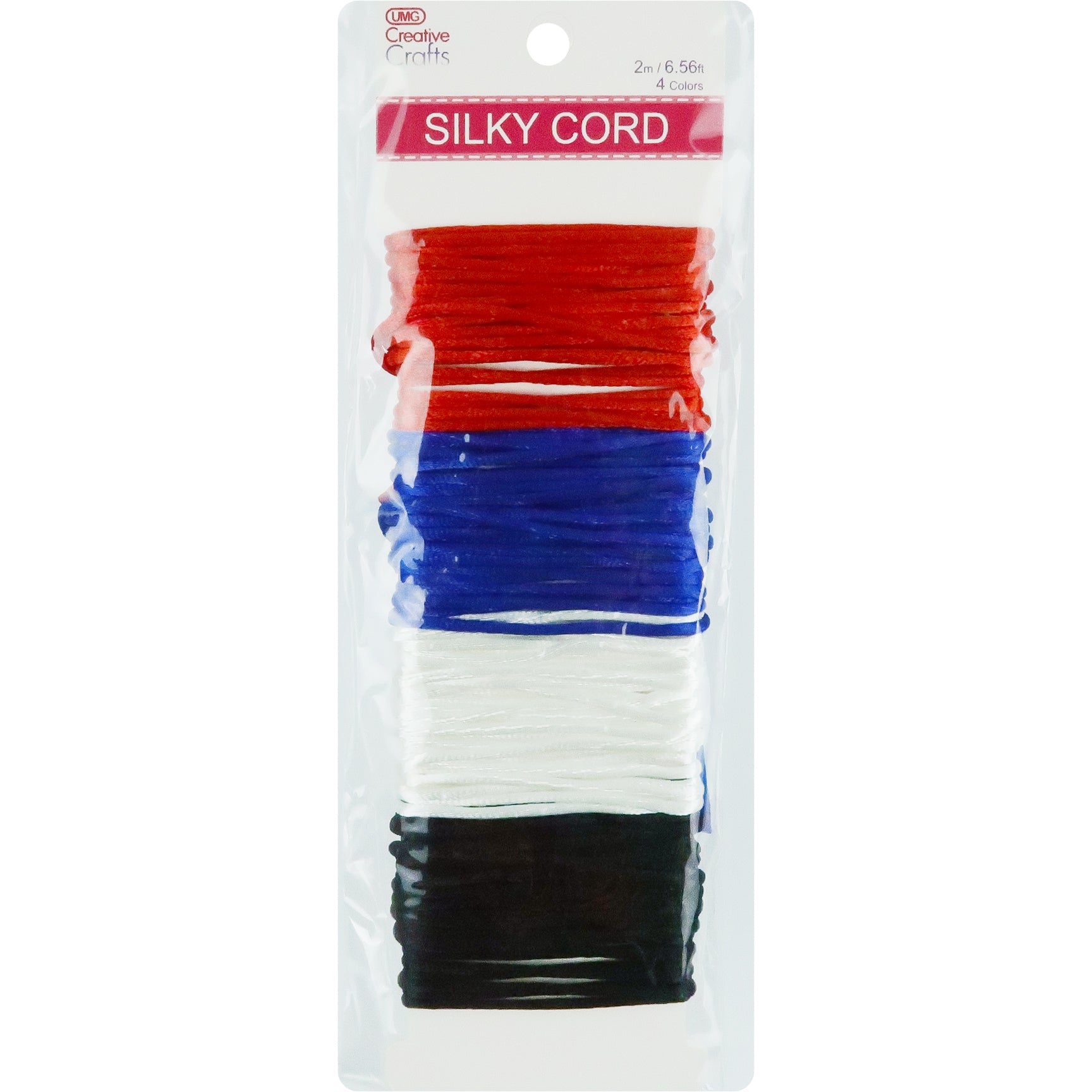 SILKY CORDS 2MM 5YDSx4COLORS (IVY)