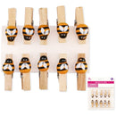 BEE WOOD CLIP 3.5CM 10PC